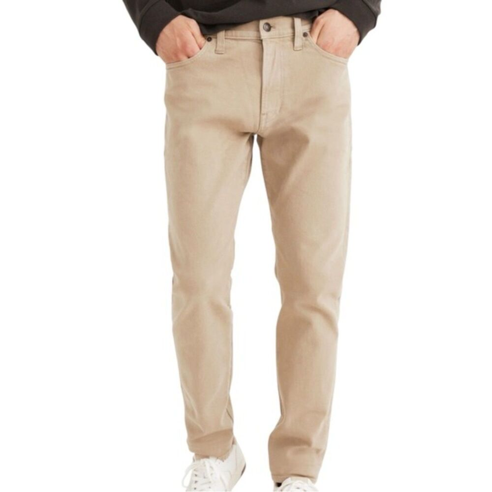 Men's Madewell Garment Dyed Slim Jeans 30x32 Surplus Khaki MD155
